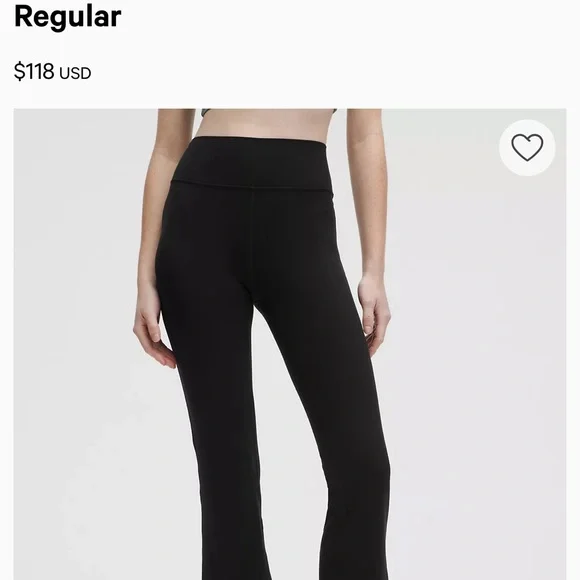 Lululemon Groove Nulu Flare Pant Black Size 4 High Rise 32” Inseam - Picture 11 of 12